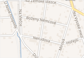 Olbrachtova v obci Lysá nad Labem - mapa ulice