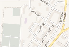 Sídliště v obci Lysá nad Labem - mapa ulice