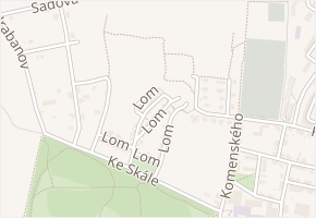 Ve Skále v obci Lysá nad Labem - mapa ulice