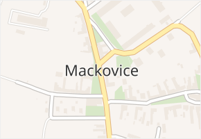 Mackovice v obci Mackovice - mapa části obce