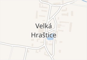 Velká Hraštice v obci Malá Hraštice - mapa části obce