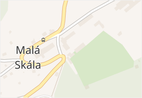 Malá Skála v obci Malá Skála - mapa části obce