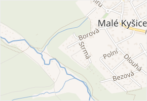 Nad Jezem v obci Malé Kyšice - mapa ulice