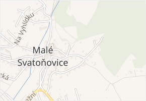 9. května v obci Malé Svatoňovice - mapa ulice