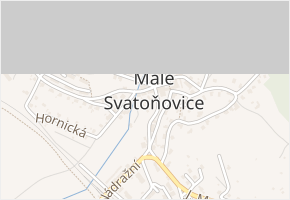 B. Němcové v obci Malé Svatoňovice - mapa ulice