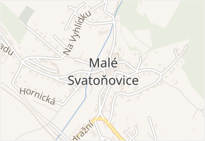 Malé Svatoňovice v obci Malé Svatoňovice - mapa části obce