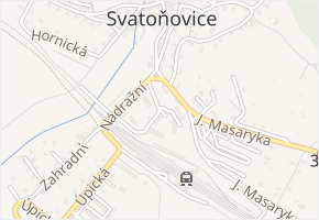 Nádražní v obci Malé Svatoňovice - mapa ulice