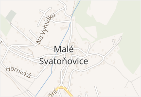 nám. K. Čapka v obci Malé Svatoňovice - mapa ulice