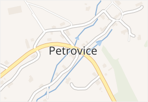 Petrovice v obci Malé Svatoňovice - mapa části obce
