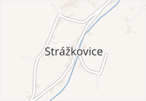 Strážkovice v obci Malé Svatoňovice - mapa části obce
