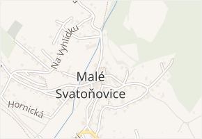 Za Kostelem v obci Malé Svatoňovice - mapa ulice