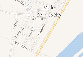 Dlouhá v obci Malé Žernoseky - mapa ulice