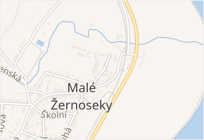 Družstevní v obci Malé Žernoseky - mapa ulice
