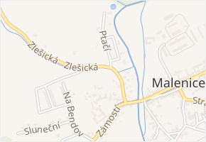Pod Hůrkou v obci Malenice - mapa ulice