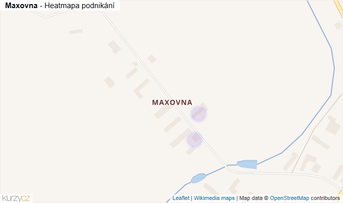 Mapa Maxovna - Firmy v části obce.