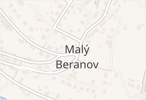 Malý Beranov v obci Malý Beranov - mapa části obce