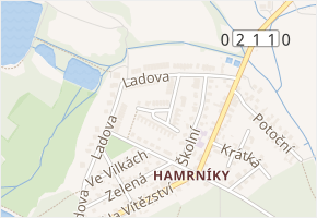 Čapkova v obci Mariánské Lázně - mapa ulice