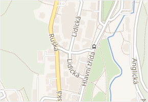 Dykova v obci Mariánské Lázně - mapa ulice