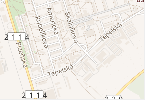 Havlíčkova v obci Mariánské Lázně - mapa ulice