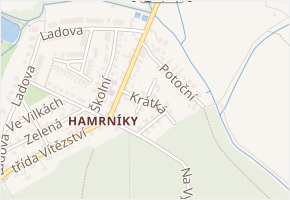 Krátká v obci Mariánské Lázně - mapa ulice