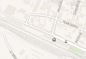 Nádražní náměstí v obci Mariánské Lázně - mapa ulice