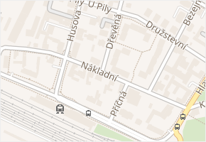 Nákladní v obci Mariánské Lázně - mapa ulice