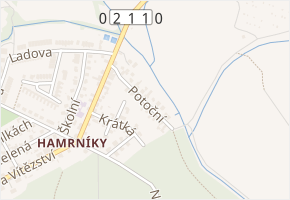 Potoční v obci Mariánské Lázně - mapa ulice