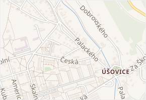 Šafaříkova v obci Mariánské Lázně - mapa ulice