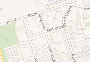 Seifertova v obci Mariánské Lázně - mapa ulice