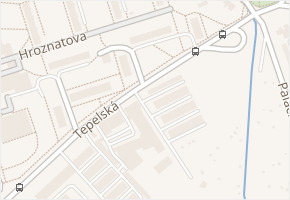 Tepelská v obci Mariánské Lázně - mapa ulice
