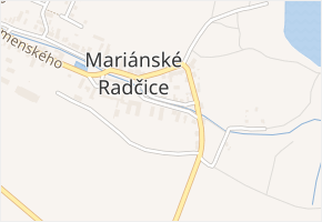 Mostecká v obci Mariánské Radčice - mapa ulice