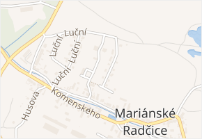 nám. Rudé armády v obci Mariánské Radčice - mapa ulice