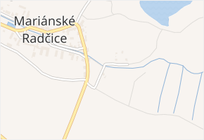 V zátiší v obci Mariánské Radčice - mapa ulice