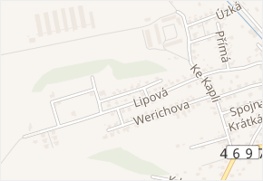 Chovatelská v obci Markvartovice - mapa ulice