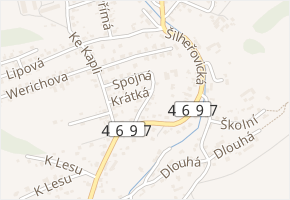 Spojná v obci Markvartovice - mapa ulice