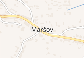 Maršov v obci Maršov - mapa části obce