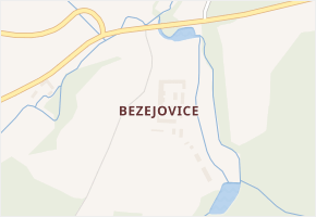 Bezejovice v obci Maršovice - mapa části obce