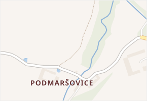 Podmaršovice v obci Maršovice - mapa části obce
