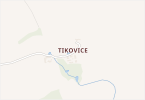 Tikovice v obci Maršovice - mapa části obce