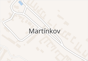 Martínkov v obci Martínkov - mapa části obce