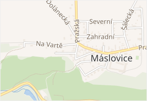 Spojovací v obci Máslovice - mapa ulice