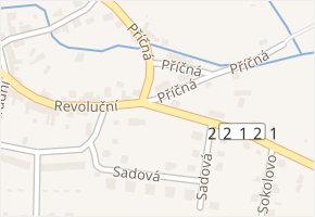 Revoluční v obci Mašťov - mapa ulice