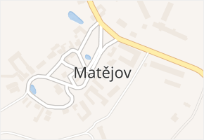 Matějov v obci Matějov - mapa části obce