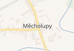 Měcholupy v obci Měcholupy - mapa části obce