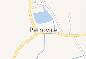 Petrovice v obci Měčín - mapa části obce