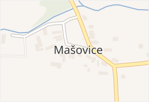 Mašovice v obci Meclov - mapa části obce