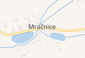 Mračnice v obci Meclov - mapa části obce