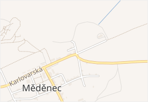 Nádražní v obci Měděnec - mapa ulice
