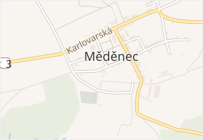 Sluneční v obci Měděnec - mapa ulice