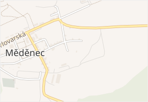 U hřiště v obci Měděnec - mapa ulice